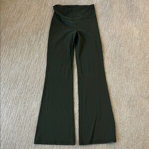 Athleta Dark Green Elation High Rise Flare 8 TALL
